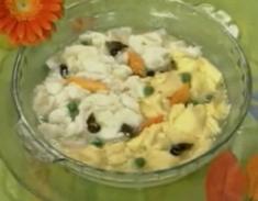 双色芙蓉蛋（浙菜）