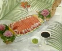 三文鱼拼北极贝