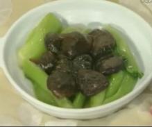 水茹扒芥菜胆（粤菜）
