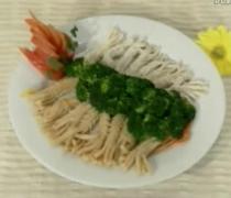 碧绿鸳鸯鱿（粤菜）