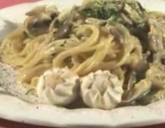 奶油蘑菇意大利面