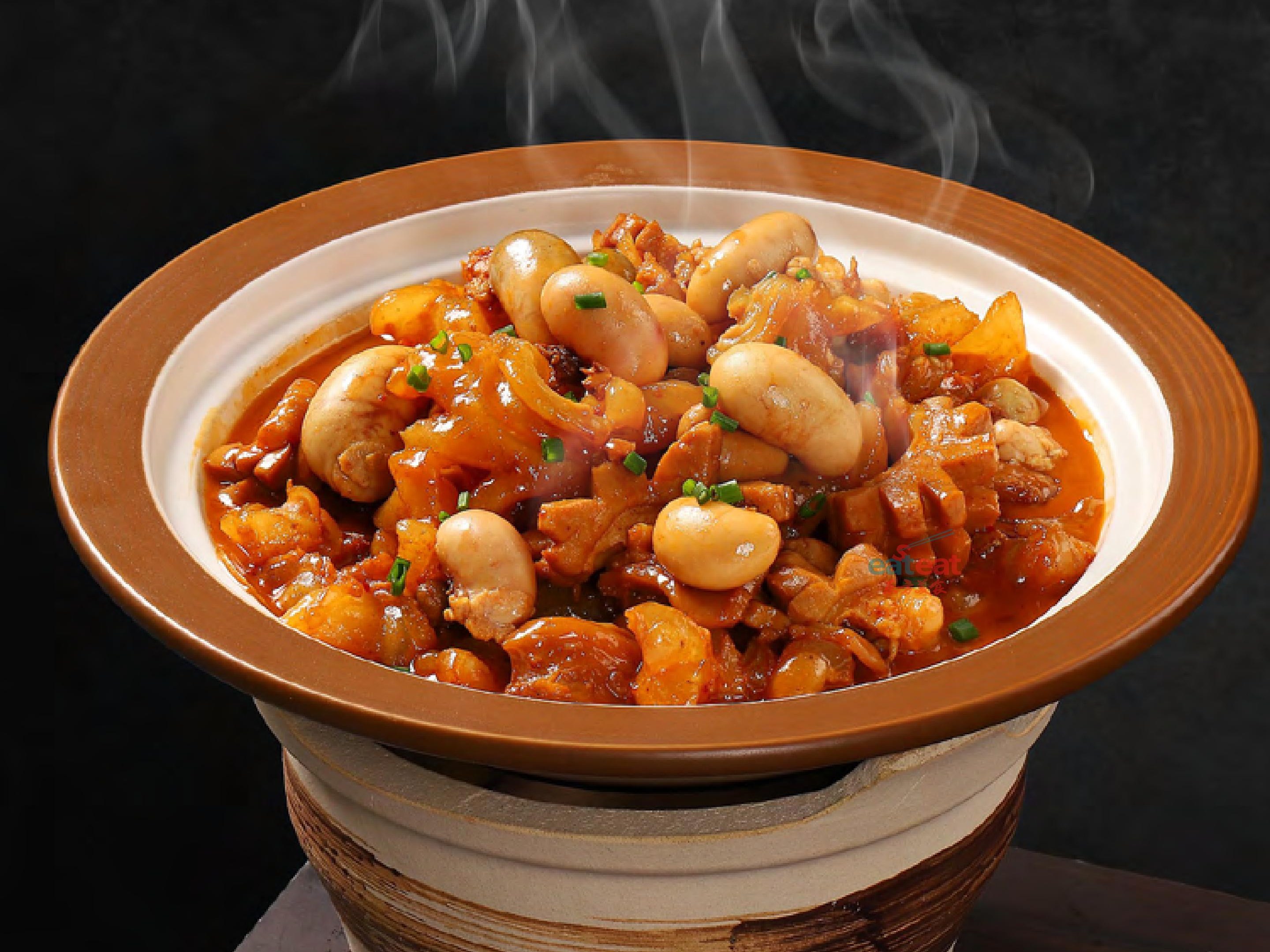 砂鍋牛寶燒雞腰